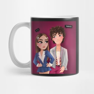 Lucrecia and Valerio from elite series Mug